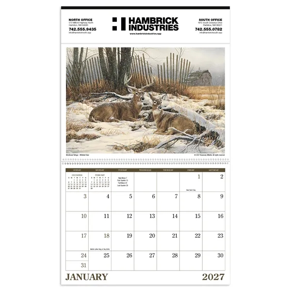 Wildlife Art... from ASI 40480 Koozie Group / Norwood Triumph Calendar