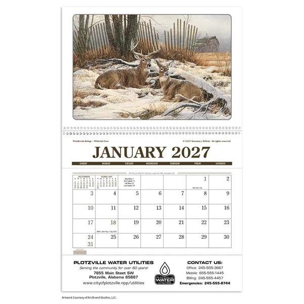 Wildlife Art Pocket... from ASI 40480 Koozie Group / Norwood Triumph Calendar