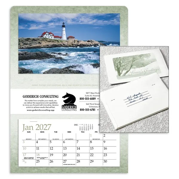 Single Pocket... from ASI 40480 Koozie Group / Norwood Triumph Calendar