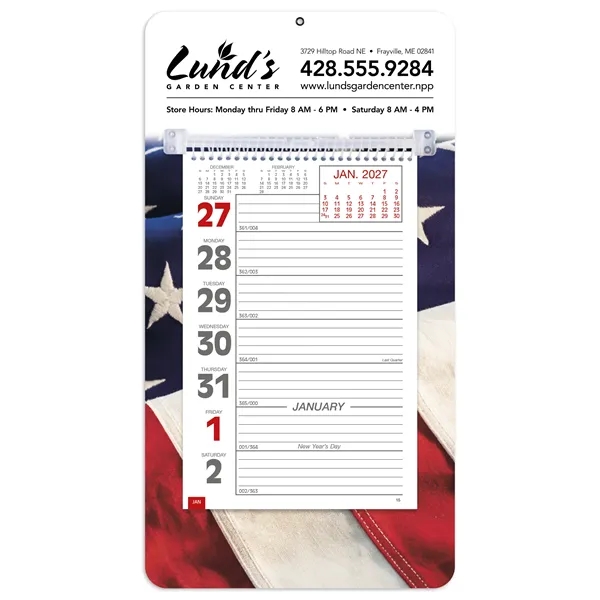 Full-Color Weekly Memo... from ASI 40480 Koozie Group / Norwood Triumph Calendar