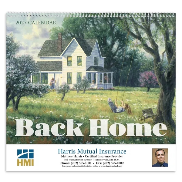 Back Home Appointment Calendar - Spiral... from ASI 40480 Koozie Group