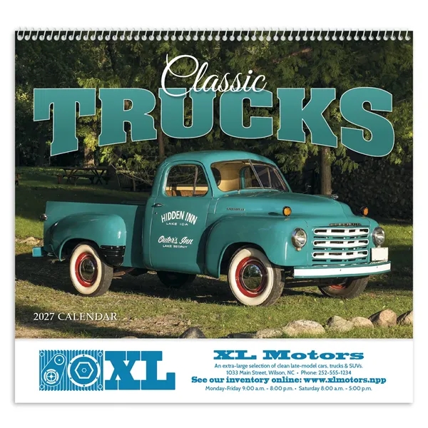 Classic Trucks Appointment Calendar - Spiral... from ASI 40480 Koozie Group / HotLine®