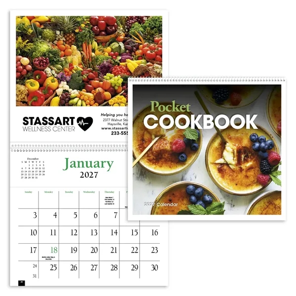Pocket Cookbook Calendar... from ASI 40480 Koozie Group / HotLine®