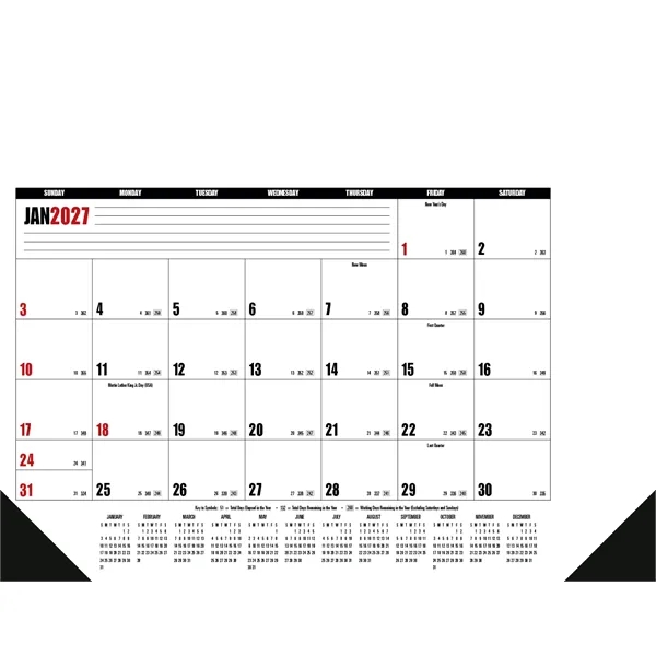 Multi-Color Desk Pad... from ASI 40480 Koozie Group / Norwood Triumph Calendar