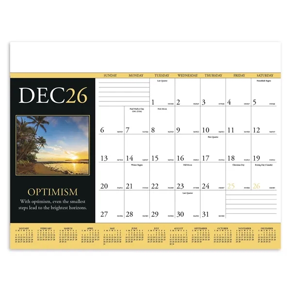 Motivations Desk Pad... from ASI 40480 Koozie Group / Norwood Triumph Calendar