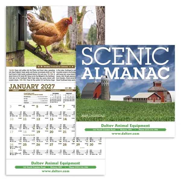 Scenic Almanac... from ASI 40480 Koozie Group / Norwood Triumph Calendar