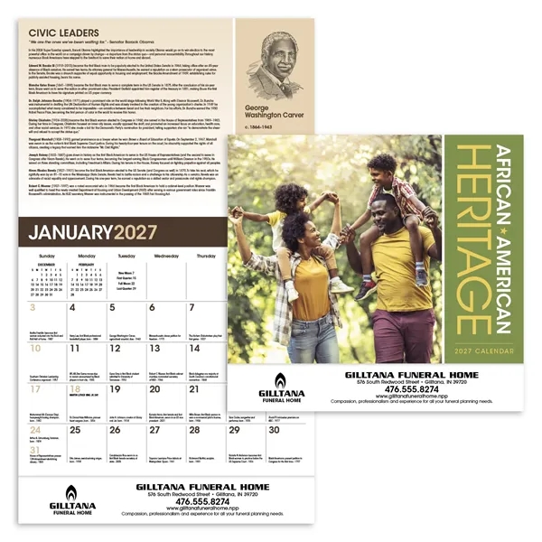 African-American Heritage: Family... from ASI 40480 Koozie Group / Norwood Triumph Calendar