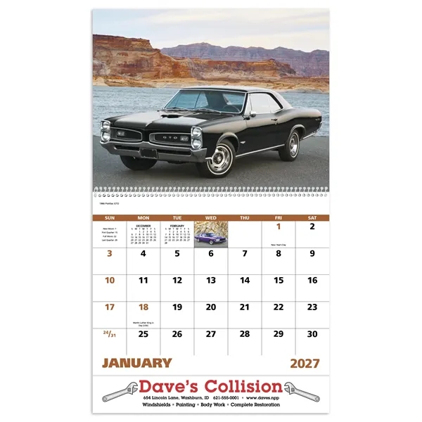 Muscle Thunder - Spiral... from ASI 40480 Koozie Group / Norwood Triumph Calendar