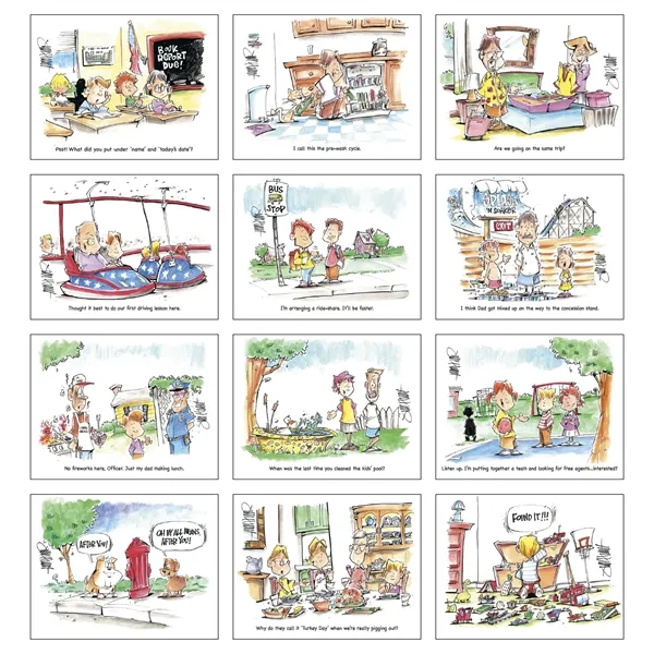 Laughing It Up! - Spiral... from ASI 40480 Koozie Group / Norwood Triumph Calendar