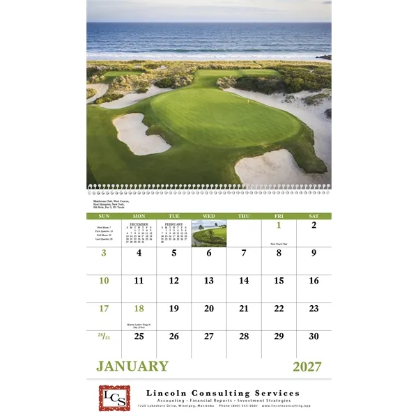 Fairways & Greens - Spiral... from ASI 40480 Koozie Group / Norwood Triumph Calendar
