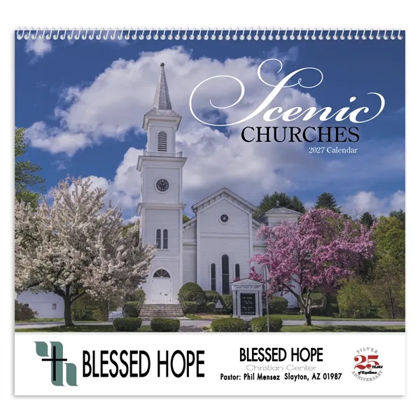 Scenic Churches - Spiral... from ASI 40480 Koozie Group / Norwood Triumph Calendar
