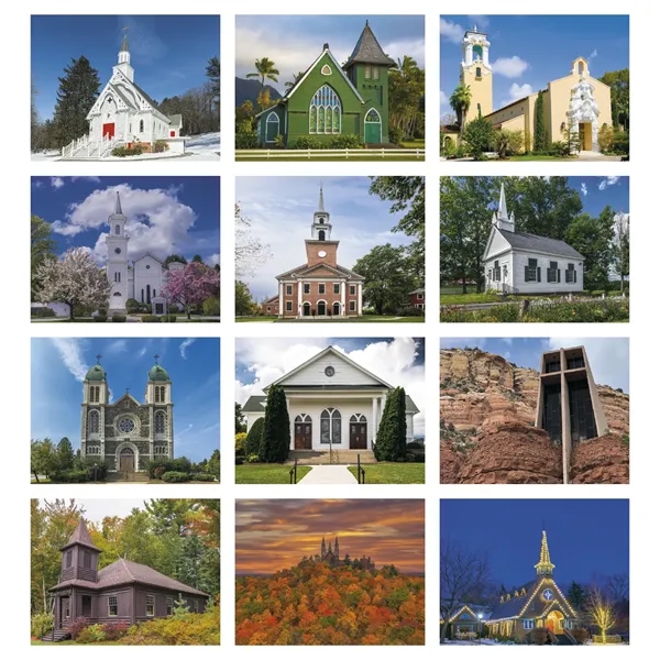 Scenic Churches - Spiral... from ASI 40480 Koozie Group / Norwood Triumph Calendar