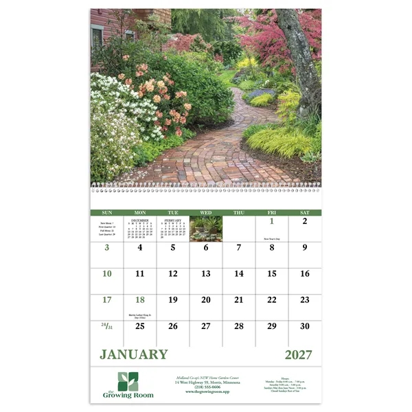 Garden Walk - Spiral... from ASI 40480 Koozie Group / Norwood Triumph Calendar