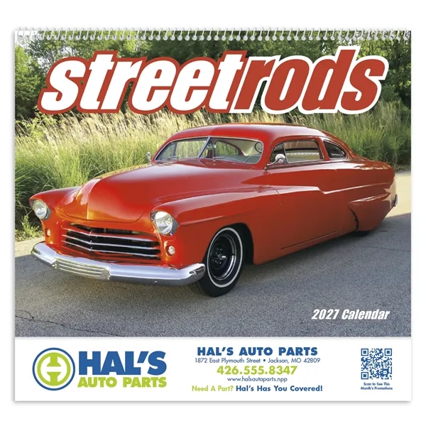 Street Rods - Spiral... from ASI 40480 Koozie Group / Norwood Triumph Calendar