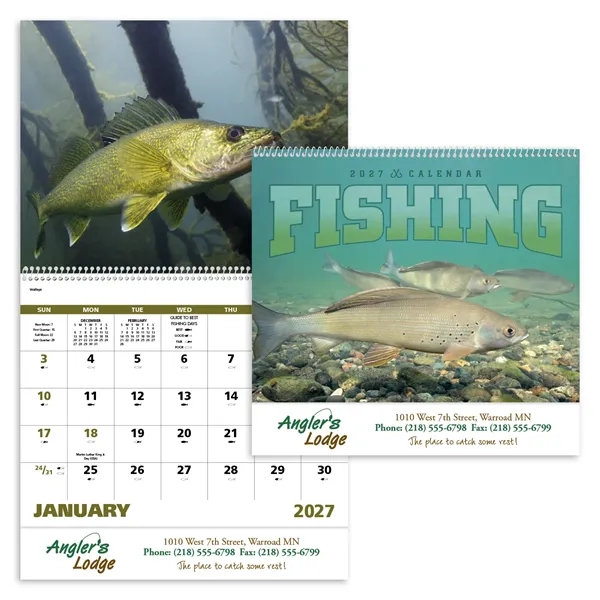 Fishing - Spiral... from ASI 40480 Koozie Group / Norwood Triumph Calendar