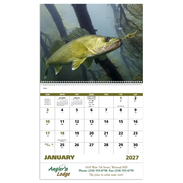 Fishing - Spiral... from ASI 40480 Koozie Group / Norwood Triumph Calendar