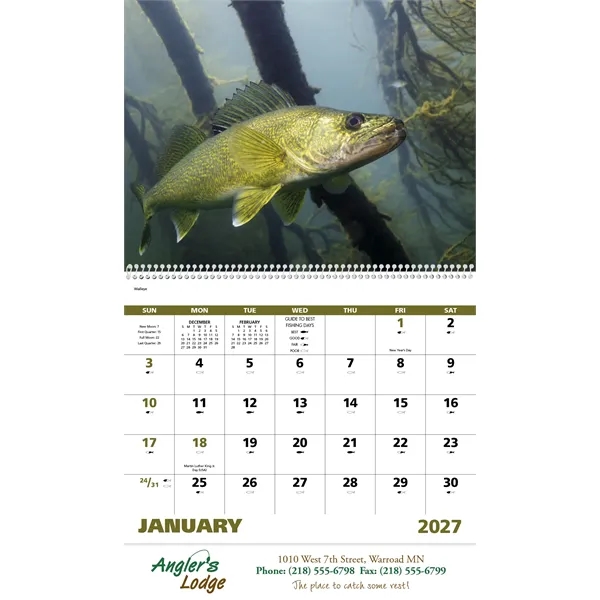 Fishing - Spiral... from ASI 40480 Koozie Group / Norwood Triumph Calendar