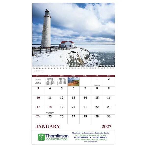 Canadian National Parks - Spiral... from ASI 40480 Koozie Group / Norwood Triumph Calendar