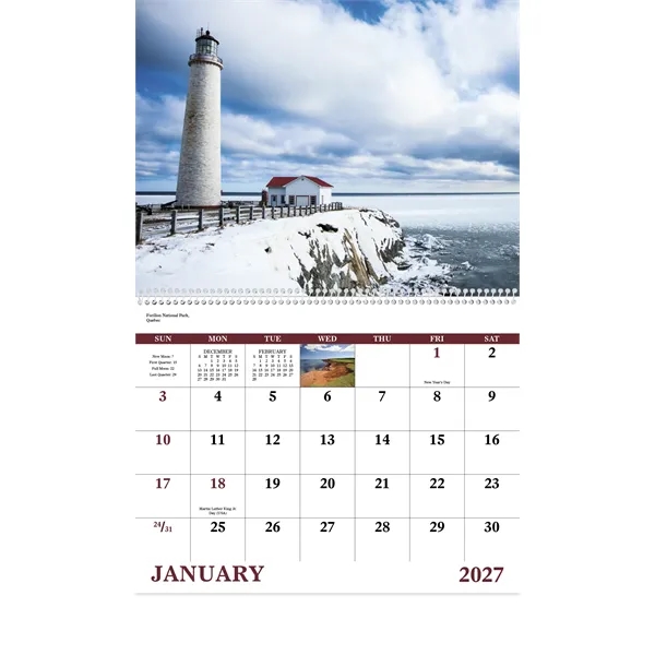 Canadian National Parks - Spiral... from ASI 40480 Koozie Group / Norwood Triumph Calendar