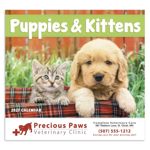 Puppies & Kittens - Stapled... from ASI 40480 Koozie Group / Norwood Triumph Calendar