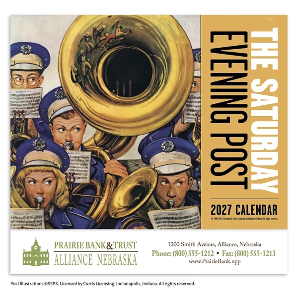 The Saturday Evening Post - Stapled... from ASI 40480 Koozie Group / Norwood Triumph Calendar