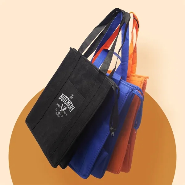 Non woven insulated shopper tote bag, 80GSM Non-Woven Polypropylene.... from ASI 39552 BEL Promo