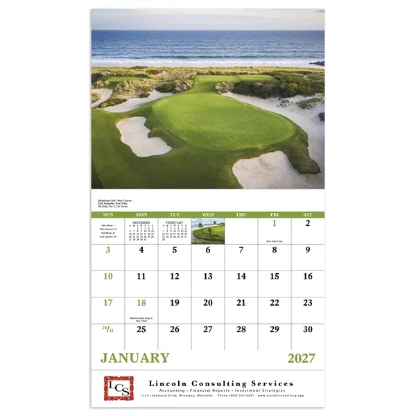 Fairways & Greens - Stapled... from ASI 40480 Koozie Group / Norwood Triumph Calendar