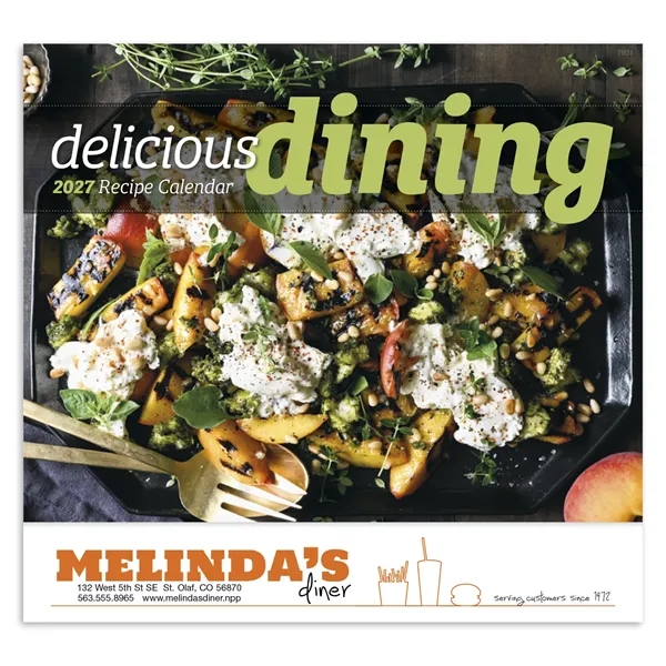 Delicious Dining - Stapled... from ASI 40480 Koozie Group / Norwood Triumph Calendar