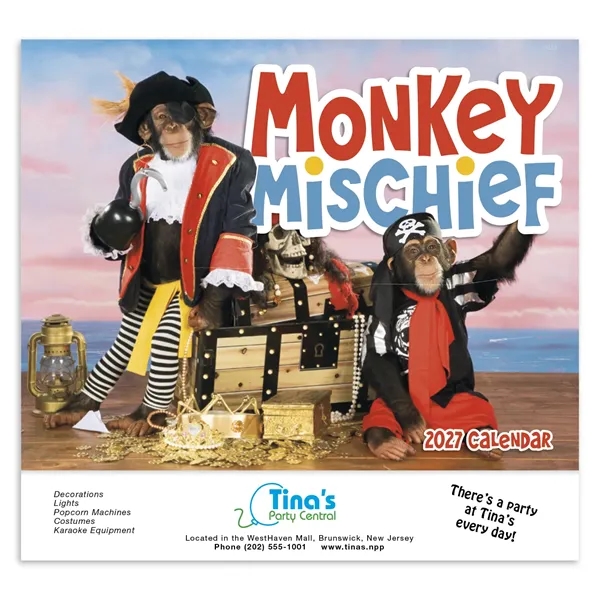 Monkey Mischief - Stapled... from ASI 40480 Koozie Group / Norwood Triumph Calendar