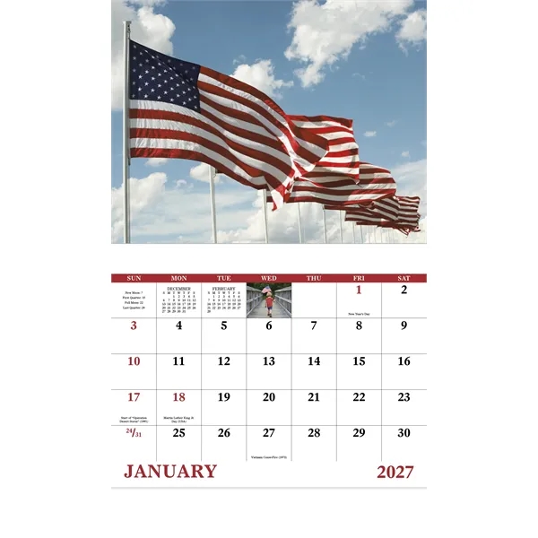 Celebrate America - Stapled... from ASI 40480 Koozie Group / Norwood Triumph Calendar
