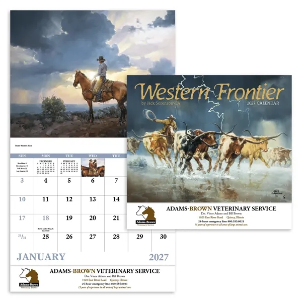 Western Frontier - Stapled... from ASI 40480 Koozie Group / Norwood Triumph Calendar