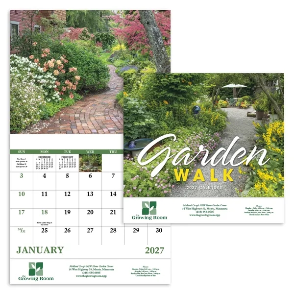 Garden Walk - Stapled... from ASI 40480 Koozie Group / Norwood Triumph Calendar