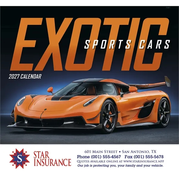 Exotic Sports Cars - Stapled... from ASI 40480 Koozie Group / Norwood Triumph Calendar