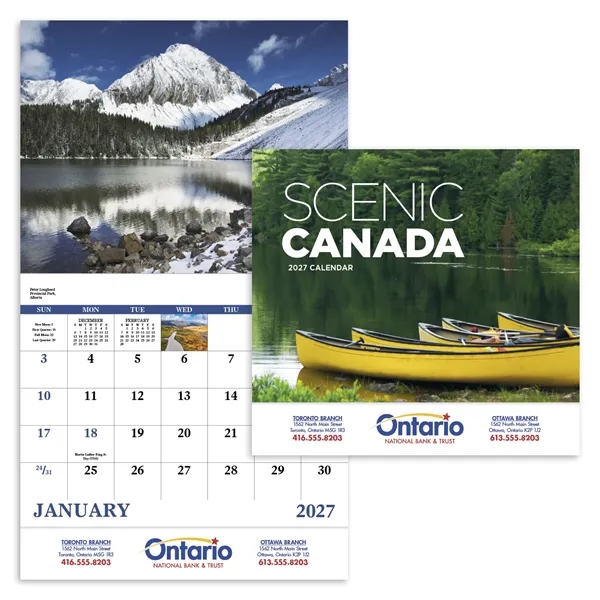Scenic Canada - Stapled... from ASI 40480 Koozie Group / Norwood Triumph Calendar