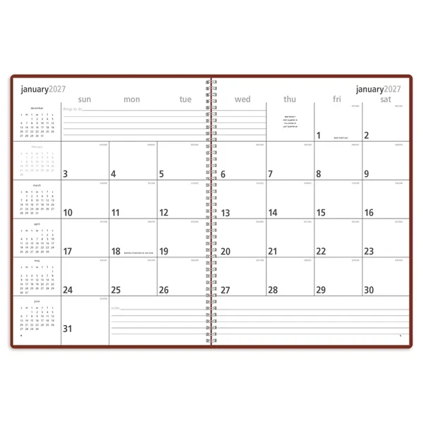 Monthly & Weekly Planner... from ASI 40480 Koozie Group / Norwood Triumph Calendar