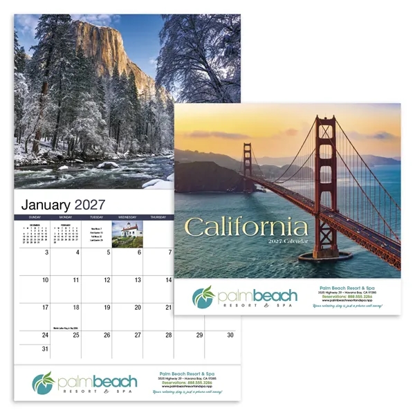 California Appointment Calendar - Stapled... from ASI 40480 Koozie Group / HotLine®