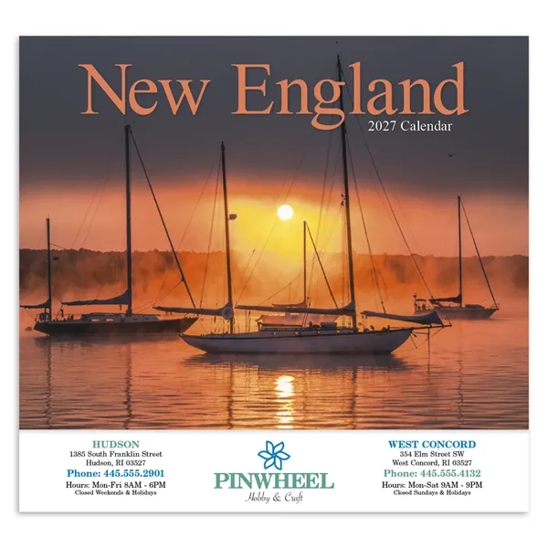 New England Appointment Calendar - Stapled... from ASI 40480 Koozie Group / HotLine®