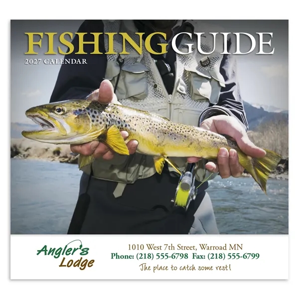 Fishing Guide Appointment Calendar - Stapled... from ASI 40480 Koozie Group / HotLine®