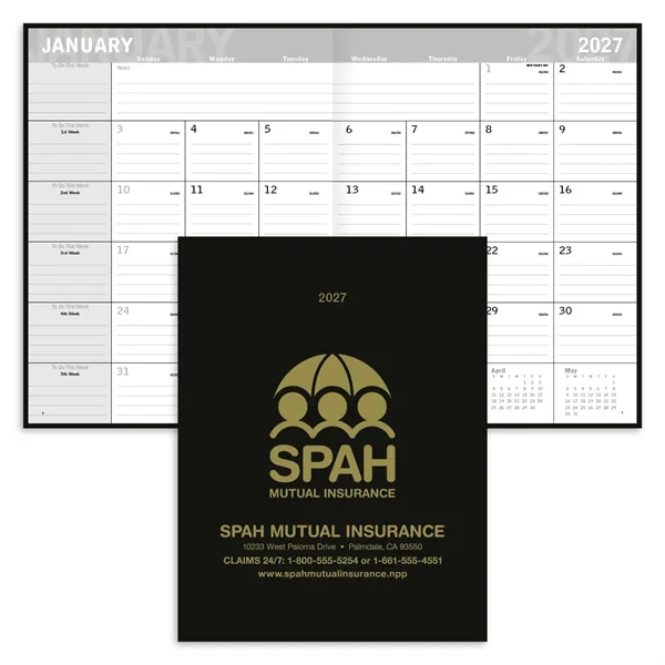 Classic Monthly Planner... from ASI 40480 Koozie Group / Norwood Triumph Calendar