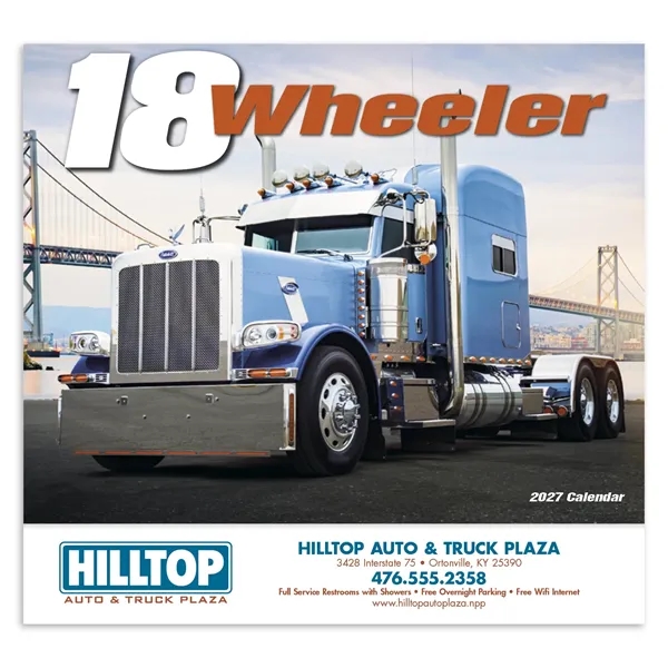 18-Wheeler Wall Appointment Calendar - Stapled... from ASI 40480 Koozie Group / HotLine®