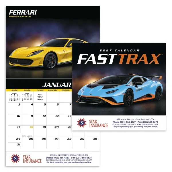 Fast Trax® Appointment Calendar - Stapled... from ASI 40480 Koozie Group / HotLine®