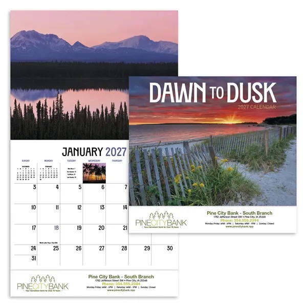 Dawn to Dusk Appointment Calendar - Stapled... from ASI 40480 Koozie Group / HotLine®