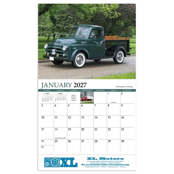 Classic Trucks Appointment Calendar - Stapled... from ASI 40480 Koozie Group / HotLine®