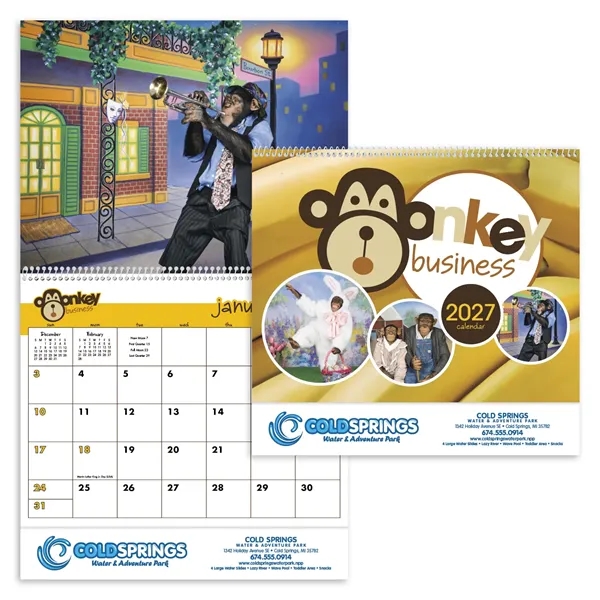 Monkey Business... from ASI 40480 Koozie Group / Norwood Triumph Calendar