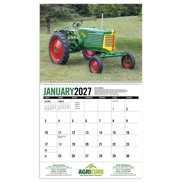 Antique Tractors... from ASI 40480 Koozie Group / Norwood Triumph Calendar