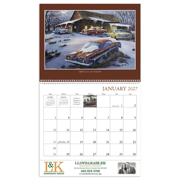 Junkyard Classics by Dale Klee... from ASI 40480 Koozie Group / Norwood Triumph Calendar