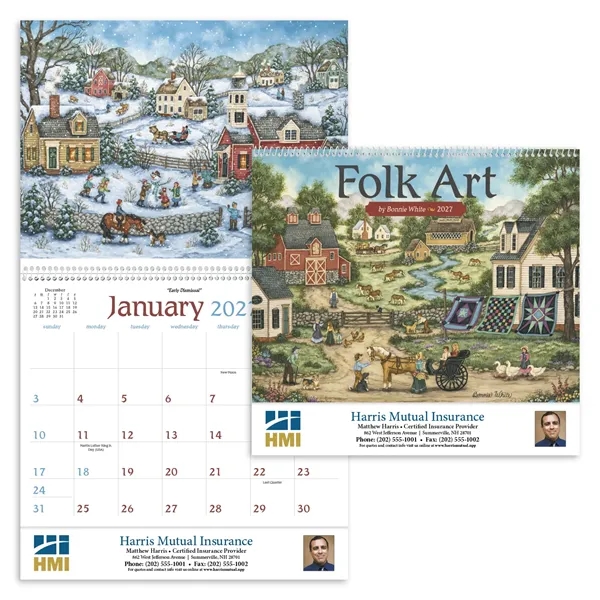 Folk Art... from ASI 40480 Koozie Group / Norwood Triumph Calendar