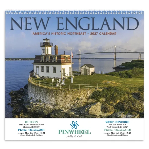 New England... from ASI 40480 Koozie Group / Norwood Triumph Calendar