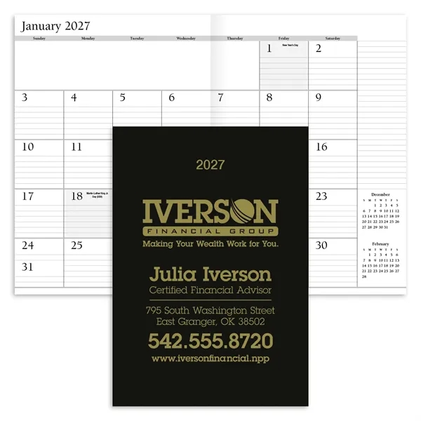 Leatherette Planner... from ASI 40480 Koozie Group