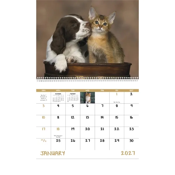 Puppies & Kittens - Spiral... from ASI 40480 Koozie Group / Norwood Triumph Calendar